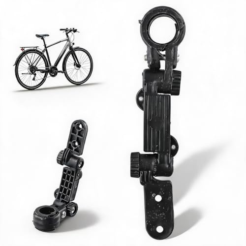 CARMOTTER Fahrrad Kotflugel Adapter, Fahrrad Schutzblech Halterung, Verstellbare Montage für Schutzbleche, Rennrad Kotflügel Verbinder mit ABS Befestigung für Sattelstützen 27,2-30,8 mm