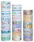 24Rollen Ozeanhymne Washi-Tape Set mit Heißprägung,2m pro Rolle, Dekoband für Kinder, Scrapbooking, Fotoalben, Geschenkverpackung, Organizer, Journaling und mehr, DIY Sticker für Washi Tape Liebhaber