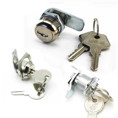 Serrure à came for caisse enregistreuse for machine POS, tiroir-caisse, matériel de bricolage for meubles 1015 1 pièce(B - Same Key)