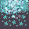 ParPix 1500 Stück Schneeflocken Deko Konfetti, Glitzer Weihnachts Tischdeko, Klein Streudeko Weihnachten Winterdeko, Schneeflocke Weihnachten Deko für Hochzeit,Geburtstag,Neujahr(Illusion Transparent)
