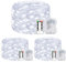 Litogo 3 Stück Lichterkette Batterie, 5M 50 LED Mit Timer & Fernbedienung 8 Modi Wasserdicht Für Innen/Außen Weihnachten Garten Party Hochzeit Deko, Kaltweiß
