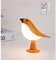 LED Nachttischlampe Kabellos Touch, Tischlampe Dimmbare 3000K-6000K, Vogel Tischleuchte mit Fernbedienung, Nachtlicht Aufladbar mit Aromatherapie, Hörbar Schreibtischlampe für Kinder Erwachsene (B)