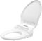 Abattant de WC intelligent avec bidet, chauffage, rinçage à l'eau chaude, séchage à l'air chaud, buse autonettoyante, lavage avant, arrière, abattant de WC, avec télécommande pour toilettes