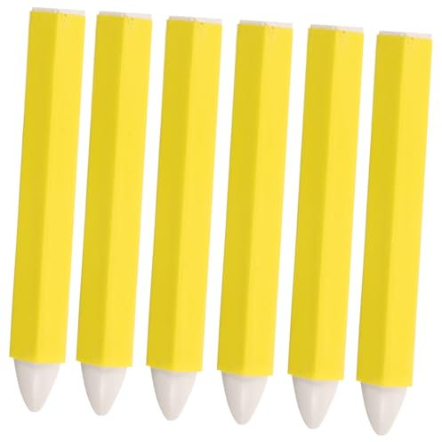 Abaodam 6 Stück Reifenreparatur Buntstift Reifenmarkierungsstift Reifenmarkierungswerkzeug Buntstifte Auto Reifen Buntstift Reifenkreide Autolackmarker Wachs Yellow