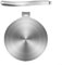 Piastra per diffusore di calore in acciaio inox, adattatore per piastra a induzione in acciaio inox, per piani cottura a induzione e cottura uniforme (20 cm)