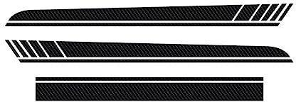 Seitenschweller Einstiegblech Für Benz Für W176 Für Edition 1 Für AMG Auto Haube Vinyl Aufkleber Seitenstreifen Rock Aufkleber Auto Zubehör(5D Carbon Fiber)