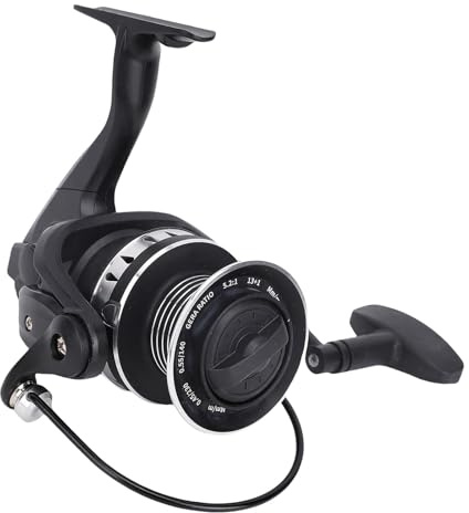 Fafeims Bobine da Pesca Rotante, Bobina a Tazza di di Metallo Smussata con 10 Kg in Lega di Alluminio a Forza Frenante per Pesca in Barca D'acqua Dolce Salata