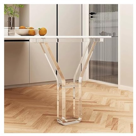 HKSDKABOP Pieds de Table en Verre Transparent, Pieds de Table en Acrylique, Base Remplacement, Bricolage, for Tables Basses, Bureaux, Plusieurs Tailles(40x90cm/15.7x35.4in)