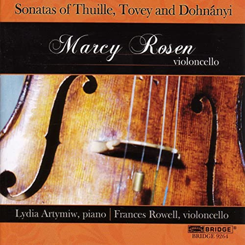 Sonatas of Thuille,Tovey & Dohnanyi