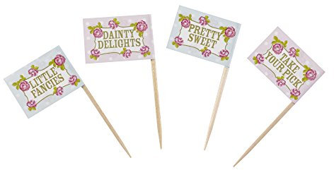 Neviti 595396 Vintage Rose de Cupcake púas