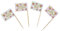 Neviti 595396 Vintage Rose de Cupcake púas