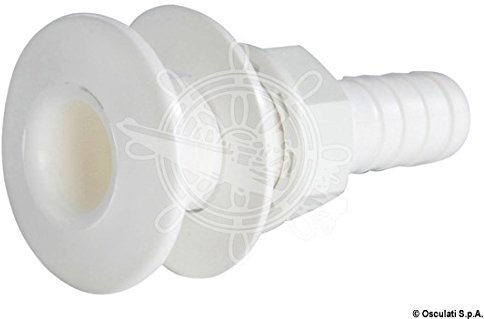 OSCULATI Scarico a Mare plastica Bianca 1/2