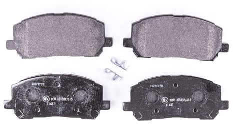 HELLA 8DB 355 011-161 Bremsbeläge - inkl. Warnkontakt - T1431 | Kompatibel mit: LEXUS RX, TOYOTA HIGHLANDER / KLUGER