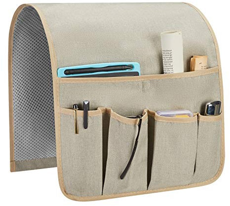 SYSOV - Soporte de Mando a Distancia para sillón reclinable y reposabrazos, con 5 Bolsillos, diseño Antideslizante