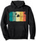 Skateboard Skater Herzschlag EKG Retro Vintage Geschenk Pullover Hoodie