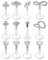 Mayhoop 8mm 16G 8mm Tragus Helix Piercing Lippenpiercing Stecker Set Bioflex Flexibler Acryl Labret Monroe Stecker Piercing Ohr Tragus Helix Ohrpiercing Silber