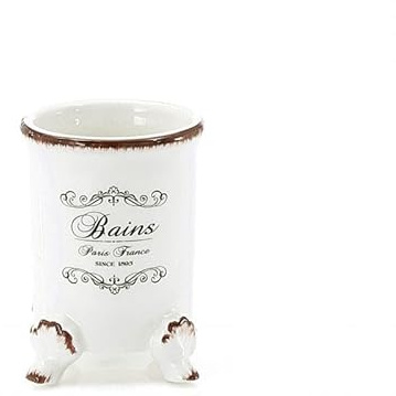 Kiamami Valentina - Shabby Zahnbürstenhalter mit verzierter Keramik | Amelia