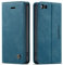 mvced Handyhülle Kompatibel mit iPhone 5/5S (4,0-Zoll-Bildschirm),Premium Leder Flip Case Schutzhülle mit Standfunktion,Blau