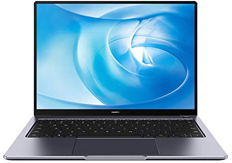 HUAWEI MateBook 14 Laptop, Ultrabook DisplayFullView 2K, Intel i5-10210U, 8GB RAM, SSD da 512GB, lettore impronte digitali, Huawei Share, Windows 10 Home, Space Gray, Layout Italiano
