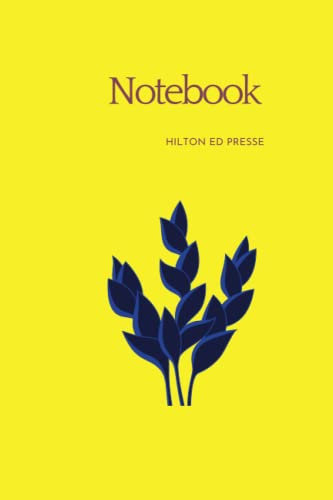 Yellow 120 pages Notebook: lined notebook