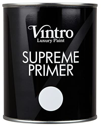Vintro Paint | Multi-Surface Primer & Undercoat | Quick Drying | 1 Litre (White)