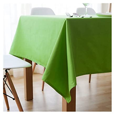 EHOMERY Mantel para Mesa Camilla Mantel Jardin Color Sólido Mantel Protector Mesa Cristal Mantel Rectangular para Sombrilla Tela Protección De Decoración De Mesa 145X220Cm