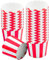Cupcake Baking Cups, 100PCS Quality Cupcake Disposable Cake Baking Cup Red Strip Muffin Cupcake Heavy Duty Baking Cups for Wedding Birthday Party