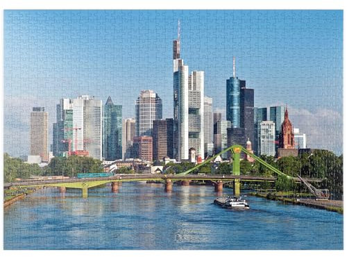 MyPuzzle Frankfurt Skyline - Premium 1000 Teile Puzzle - MyPuzzle Sonderkollektion von Starnberger Spiele
