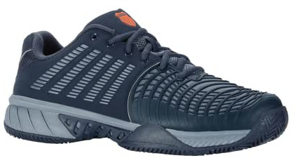 K-Swiss Performance Herren Express Light 3 HB Tennis Shoe, Orion Blue/Windward Blue/Scarlet Ibis, 43 EU