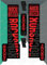 RockShox Recon - Kit di decalcomanie, rosso e nero, opaco 2018