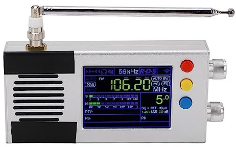 Full Band Radio Receiver, Lcd Display Long/Medium/Short Full Wave Radio Receiver Portable Digital Rechargeable Fm Am Signal Receiver, For Local/Iernational Radio Stations