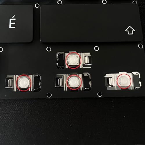 Bfenown Replacement Keyboard Arrow Key Mechanism, 2pcs, for MacBook Pro/Air M1 M2 2019-2023, Compatible Devices: A2141 A2251 A2289 A2179 A2337 A2338 A2442 A2485 A2779 A2780 A2681 A2941