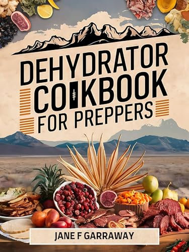 The Dehydrator Cookbook For Preppers: 150+ Homemade Recipes for Dehydrated Fruits, Vegetables, Mushrooms, Soups, Meat, Meals-in-a-jar, and Powders for Backpacking Meals and Outdoor Adventures