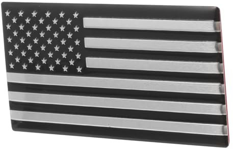 DRESSOOS Nous Drapeau National Autocollants De Voiture Pare-Chocs Autocollant d'anniversaire Décoration pour Fille Noir Drapeau Américain Nail Autocollant États-Unis Drapeau Autocollants