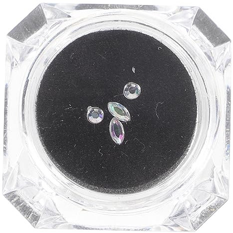 PACKOVE Zahnschmuck Für Diy Zähne Dekorationen Mit Funkelnden Zahn Edelsteinen Für Echte Und Künstliche Zähne Geeignet Für Partys Und Besondere Anlässe