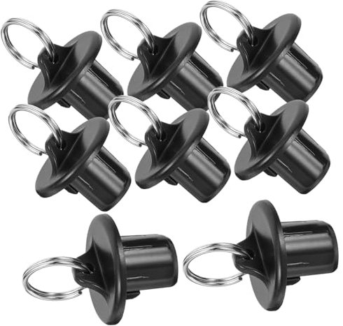 WOONEKY 8pcs Blackout Blind Roller Bungee Cord Buckle Easy Install Sunshade Accessories Plastic End Caps for Roller up Blinds