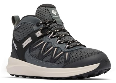Columbia Youth Peakfreak Rush Mid Waterproof, Black/Grill, 4