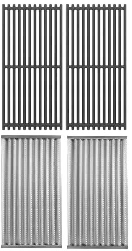 BBQ Future 43,2 cm Grillstrahler und Grillrost für Charbroil Tru-Infrared Gasgrills 463642316 463644220 463632520 463632320, Ersatzteile für Charbroil G362-2100-W1 G369-0030-W2