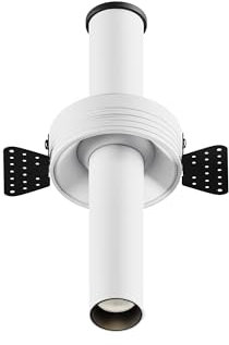 Maytoni Moderne Einbaustrahler Focus T LED incl. Weiß aus Aluminum Energieeffizient 7W für Küche, Schlafzimmer, Wohnzimmer, Esszimmer, Lobby