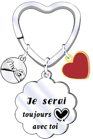 QTQTLP Cadeau Couple Porte Clé Cadeau Saint Valentin Homme Femme Idee Cadeau pour Son Copain
