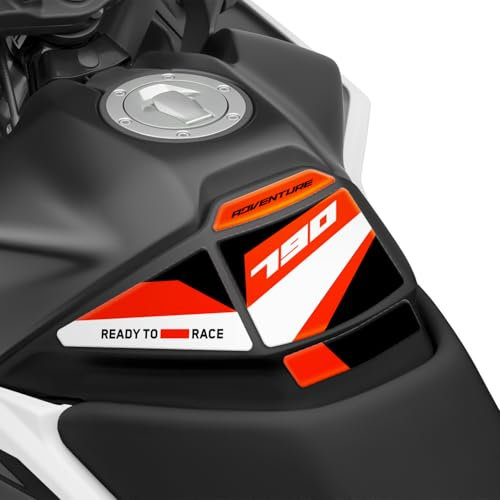Az Graphishop Paraserbatoio Resina 3D Compatibile Con KTM 790 Adventure 2025 GP-3019 (Bianco)