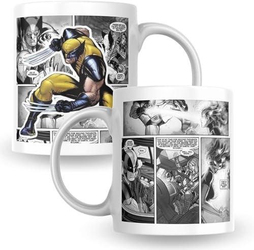 KaTunn - Taza Superhéroes Personalizada con Nombre - Taza Personalizada para Café - Tazas Originales para Regalar - Regalo Friki para Fans - Regalos Personalizados Únicos (Wolverine)