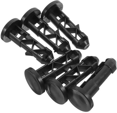 ibasenice 6Pcs Wheelie Bin Lid Hinge Pins Durable Pins for Easy Handling Clean Maintenance for Outdoor Sanitation Bins User Friendly Design for Household Commercial Use