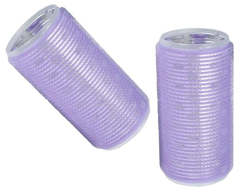 Bangs Lockenstab Einfache Handlocke, 50 mm (2 Sets), Handlockenstab, einfacher dicker koreanischer Stil, extra groß, einfacher Lockenhaken, Aluminiumkern, modisch, kleines Gesicht, flauschiger