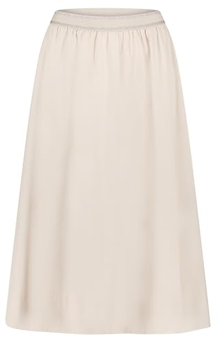 Betty & Co Damen Midirock mit elastischem Bund 36, Grau