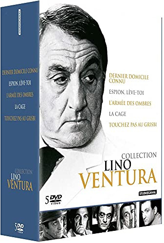 Coffret lino ventura : l'armée des ombres ; dernier domicile connu ; espion lève-toi ; touchez pas au grisbi ; la cage [FR Import]