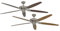 Deckenventilator Classic Royal 180 Farbe (Flügel): Eiche antik / Nussbaum, Farbe (Gehäuse): Chrom gebürstet