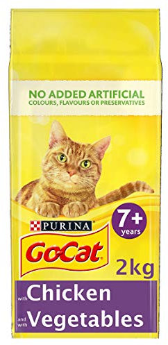 GO-CAT Senior Chicken Dry Cat Food 2kg