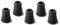 bar@drinkstuff Ribbed Rubber Corks 1ltr - Set of 5 | Optic Measure Corks, Spirit Measure Corks, Pub Measure Corks, Spirit Dispenser Corks