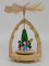 Richard Glässer 01707 Pyramide, Holz, Natur, 8 x 8 x 11 cm